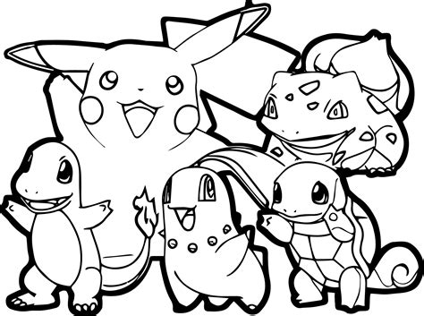 pokemon coloring page for kids|99 Pokemon Coloring Pages